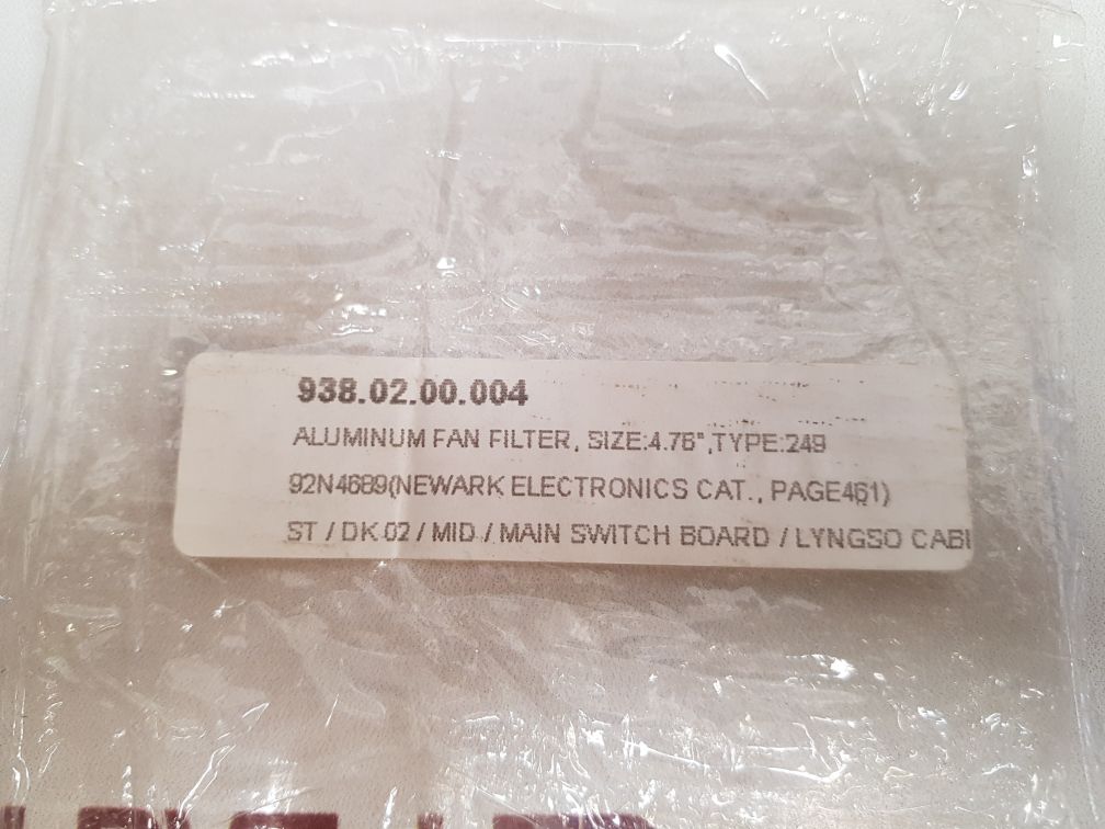 Set of 7x Newark electronics 92n4689 aluminum fan filter - Image 6