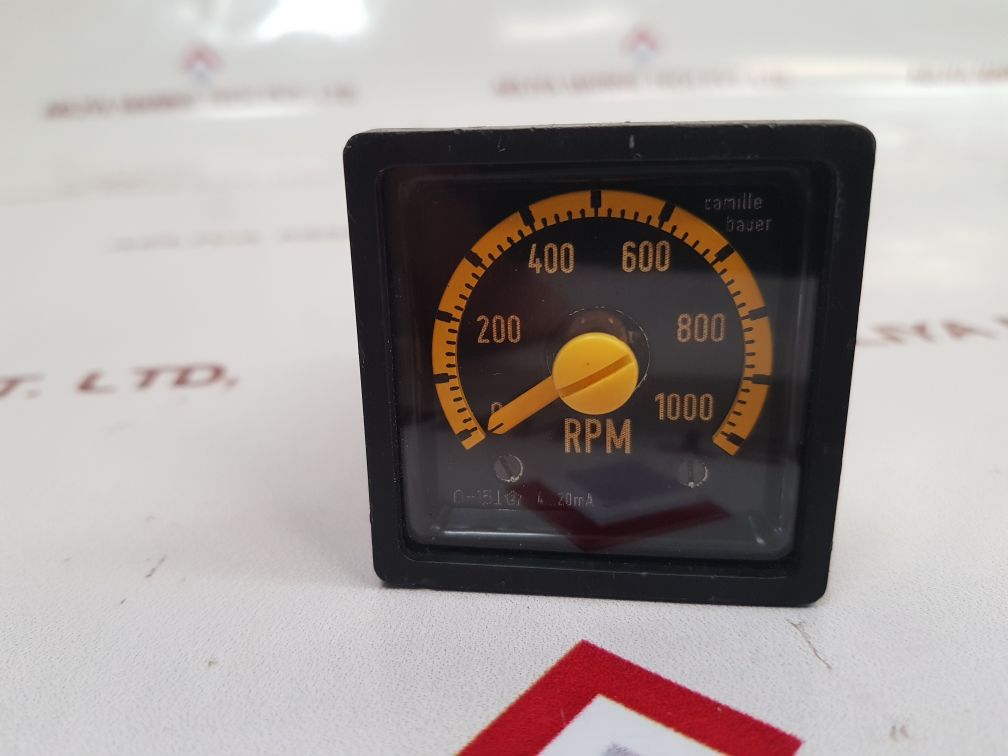 Camille Bauer Mounting Indicator Panel Meter 0 To 1000 Rpm - Image 10