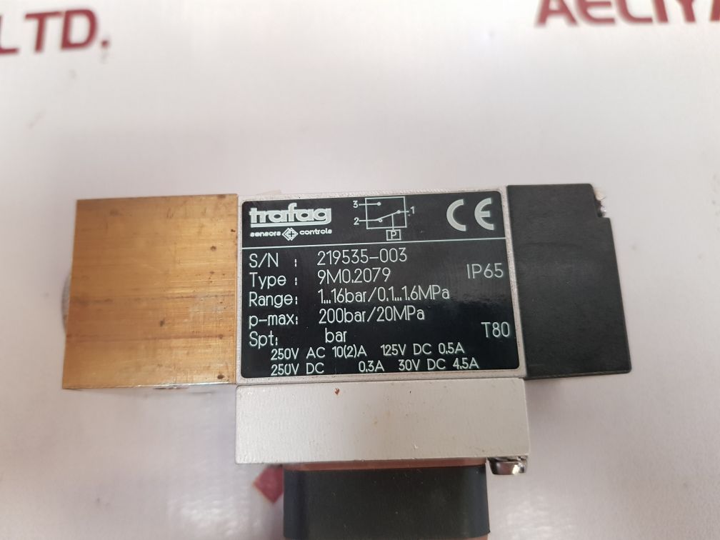 Trafag 9M0.2079 Pressure Switch 1...16Bar/0.1...1.6Mpa - Image 7