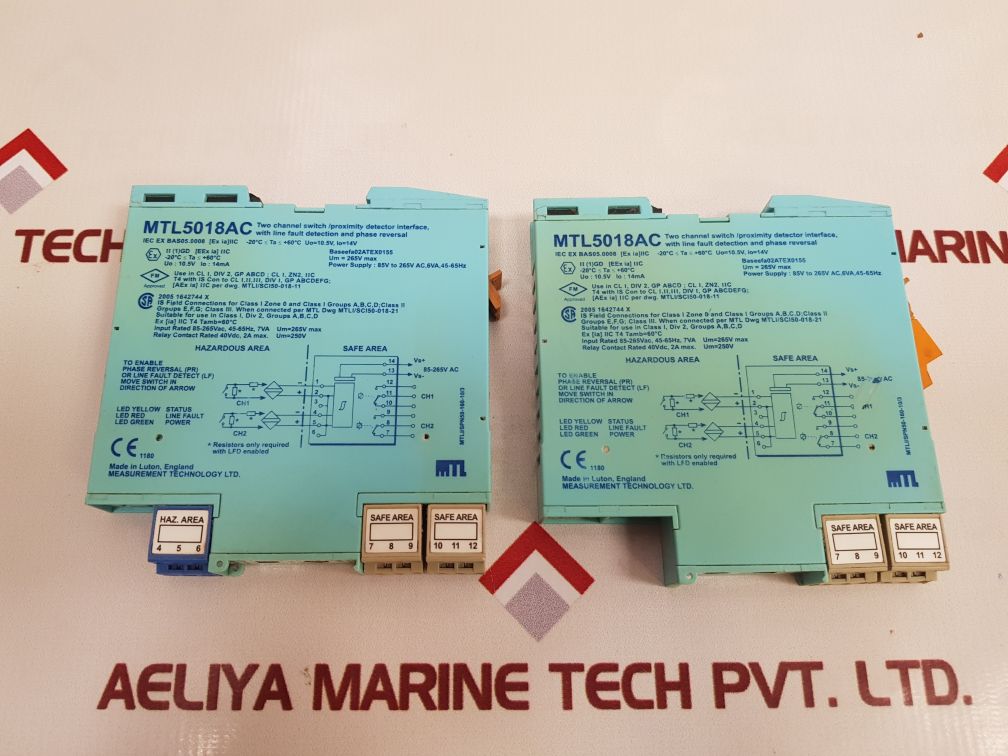 Measurement Technology Mtl 5018Ac Proximity Detector Interface - Image 2