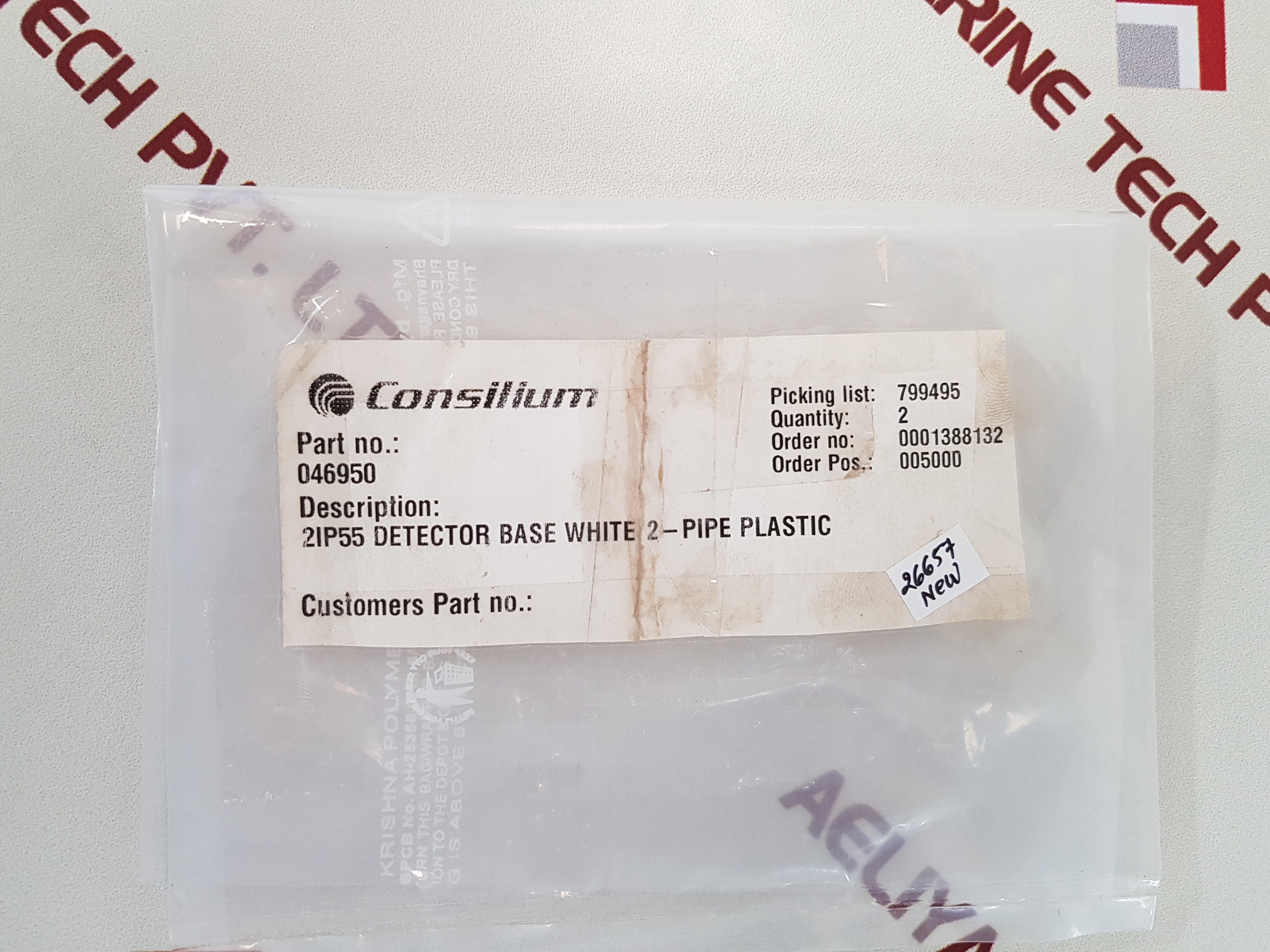 Consilium 46950 2Ip55 Detector Base White 2-pipe Plastic - Image 7