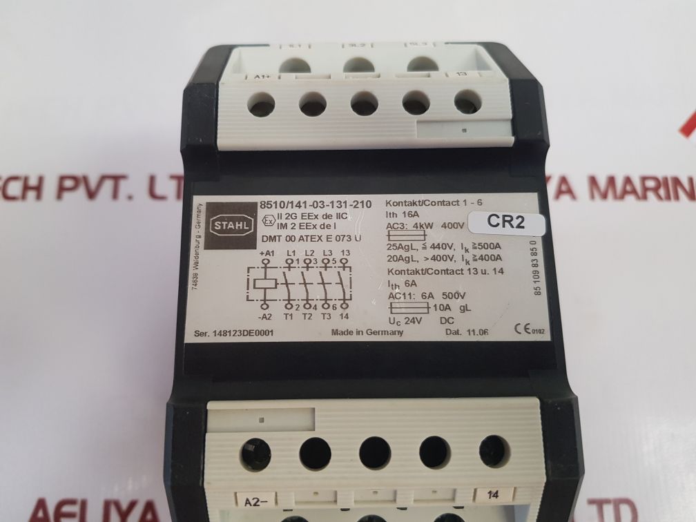 Stahl 8510/141-03-131-210 Contactor Motor - Image 7