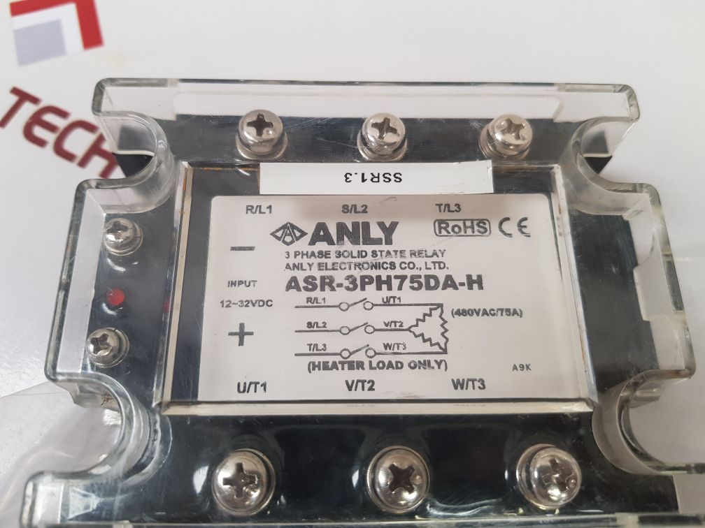 Anly Asr-3Ph75Da-h 3-phase Solid State Relay - Image 4