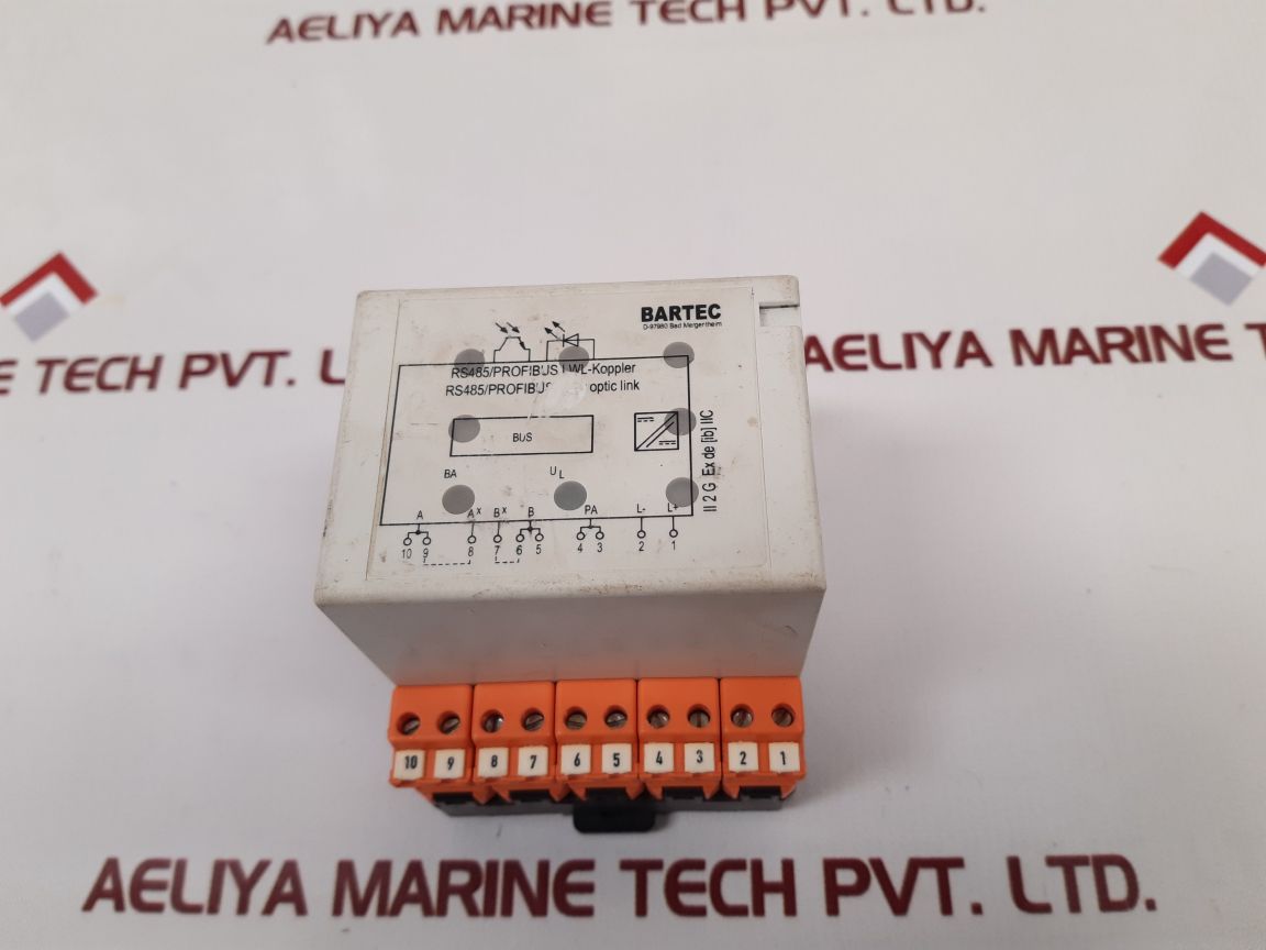 Bartec 07-7311-97Wp/6000 Rs485/Profibus Fiber Optic Link