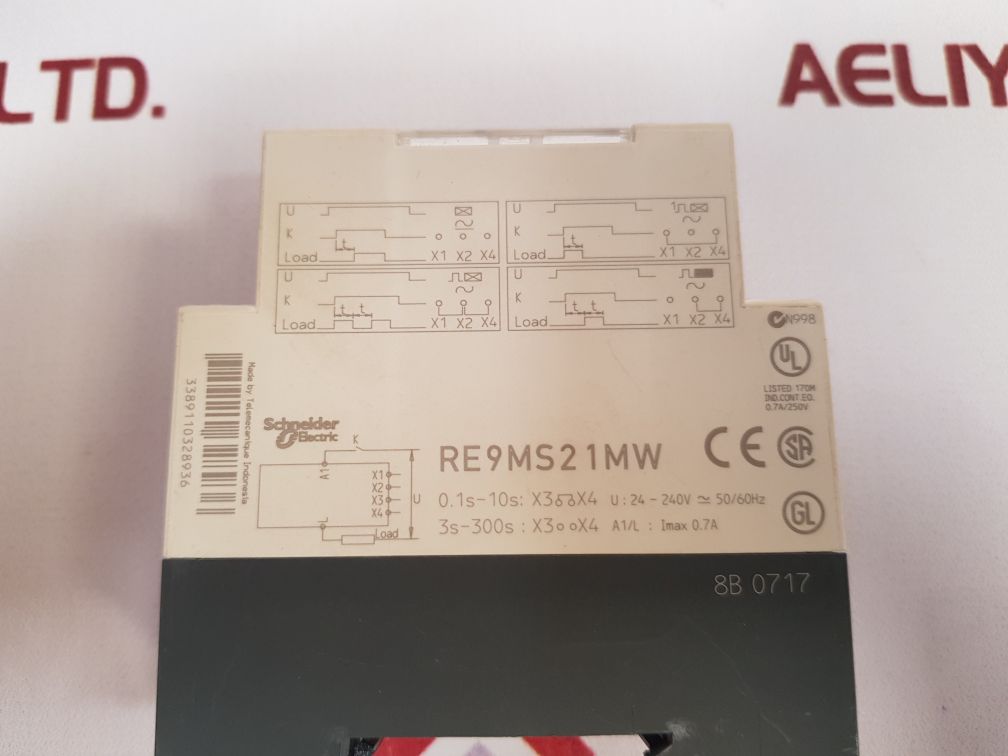 Telemecanique Re9Ms21Mw Multi Function Timer Relay - Image 7