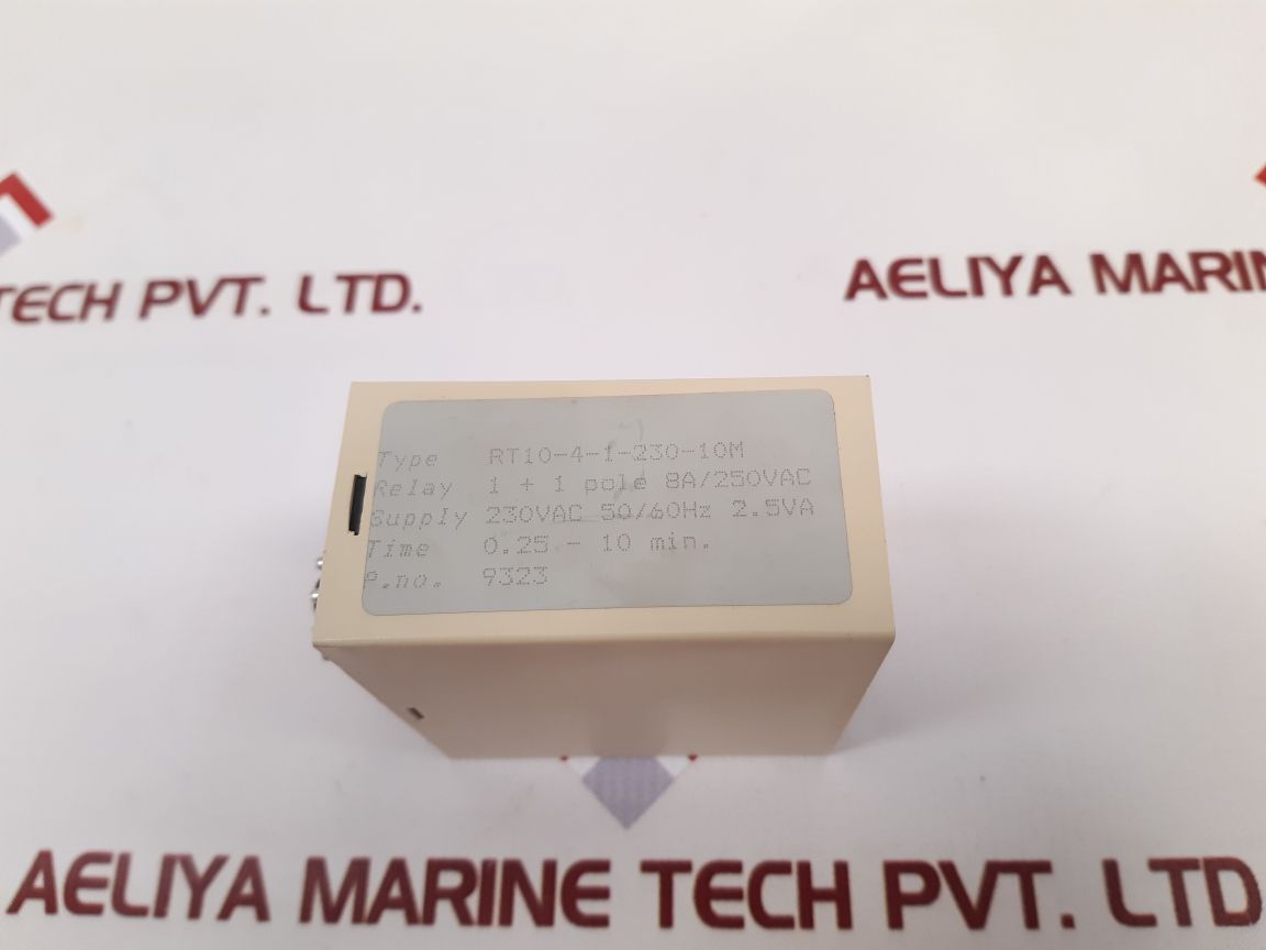 Elteco Rt10-4-1-230-10M Timing Relay 0.25-10 Min - Image 3
