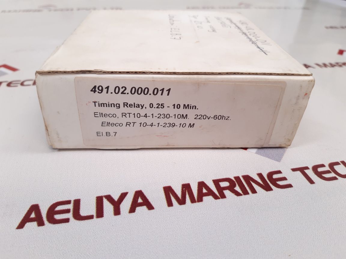 Elteco Rt10-4-1-230-10M Timing Relay 0.25-10 Min - Image 8