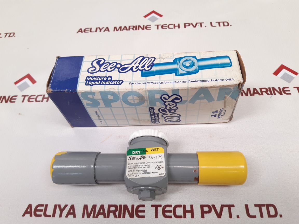 Sporlan Sa-17S Moisture & Liquid Indicator