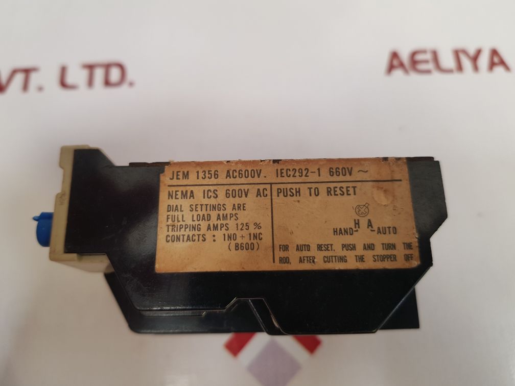 Mitsubishi Th-k20 Thermal Overload Relay 6.6A - Image 7