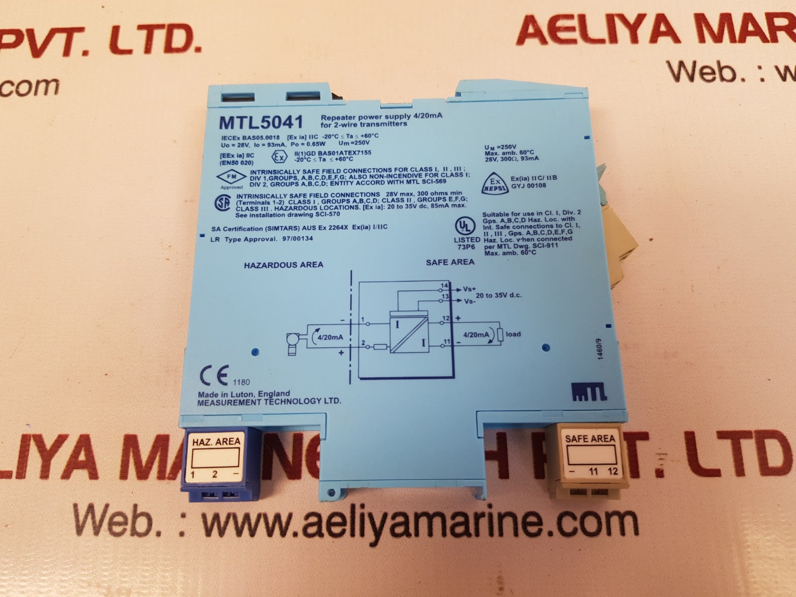 Measurement technology mtl 5041 repeater power supply new - Image 7