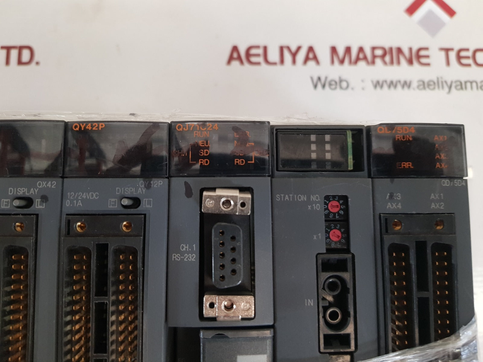 Mitsubishi melsec q61p-a2,q06hcpu,qj61bt11,qx42,qy42p,qj71c24,qd75d4 plc module - Image 11