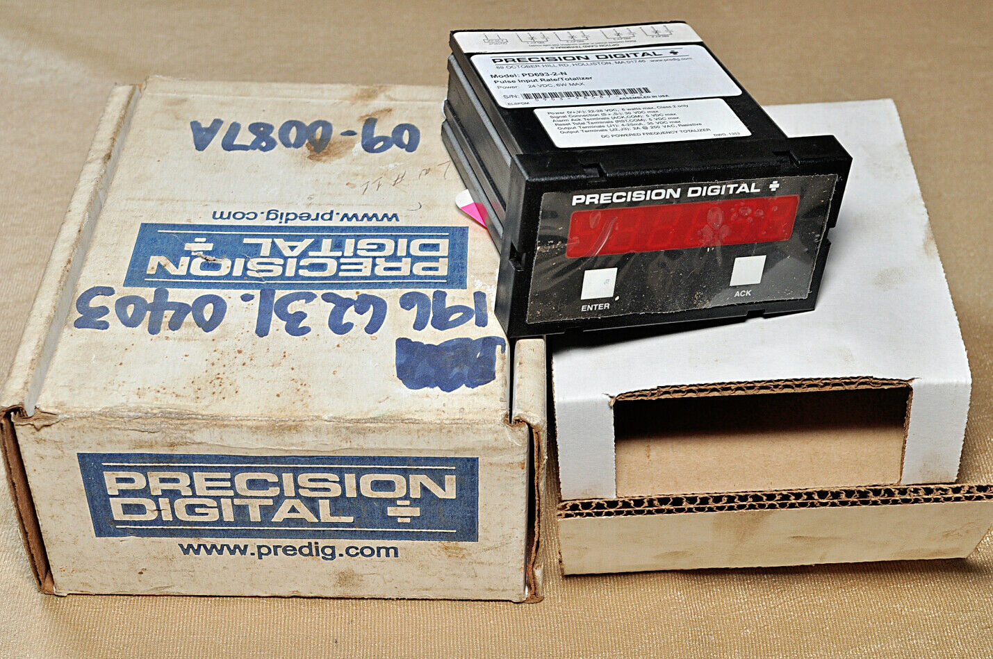 Precision Digital Pd693-2-n Pulse Input Rate/Totalizer - Image 3