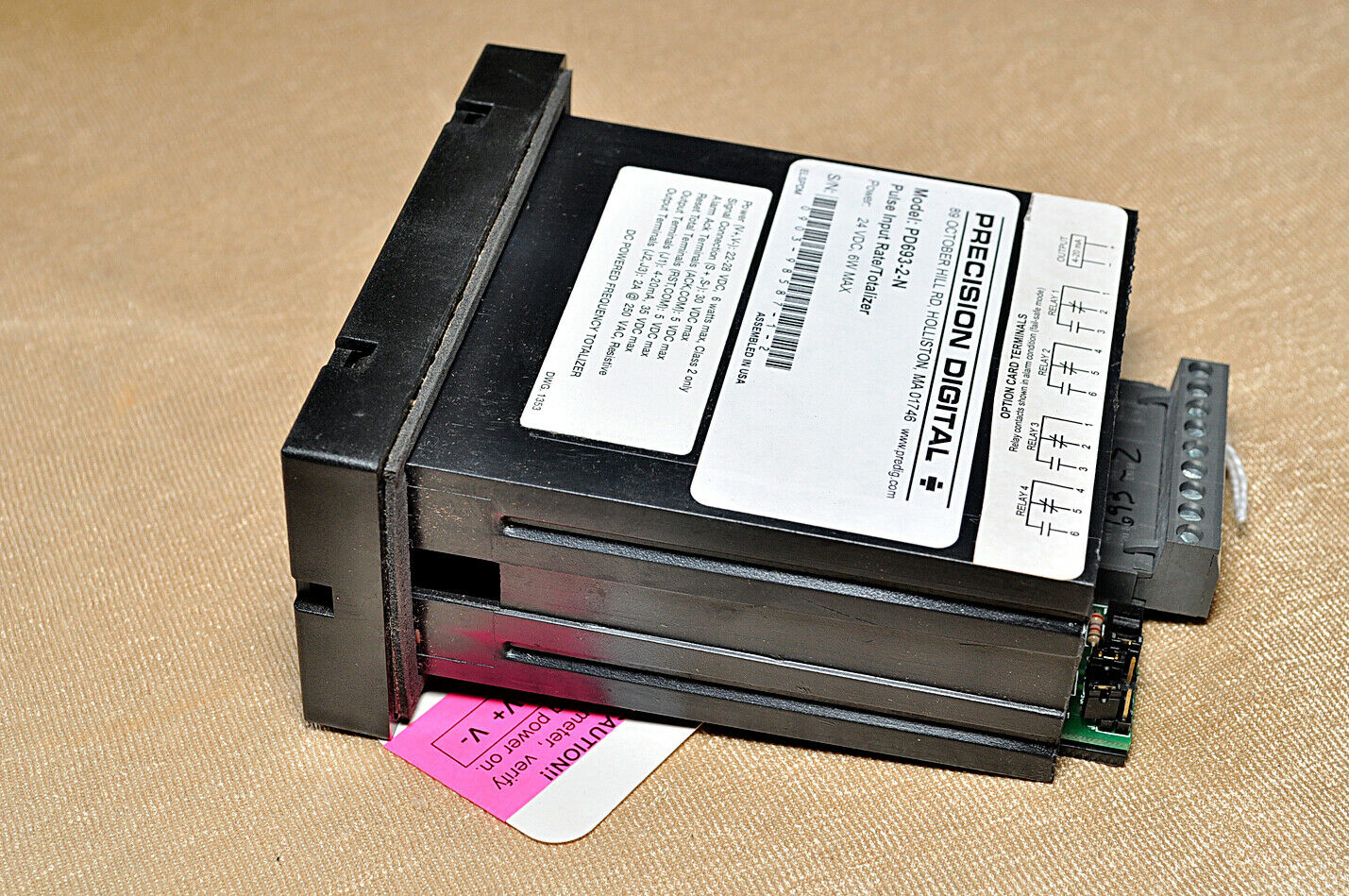 Precision Digital Pd693-2-n Pulse Input Rate/Totalizer - Image 5