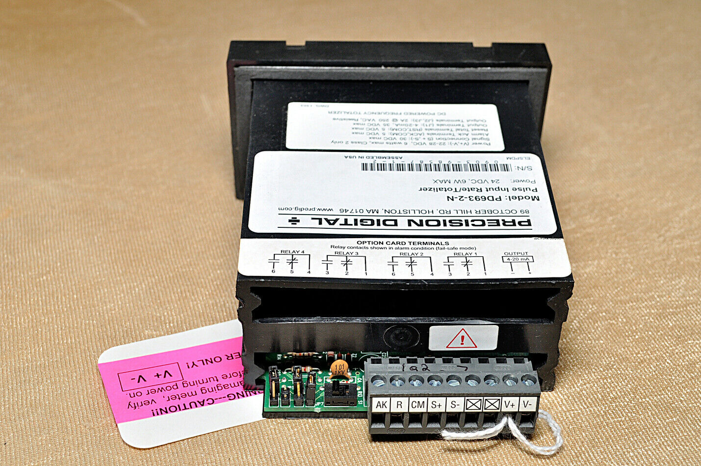 Precision Digital Pd693-2-n Pulse Input Rate/Totalizer - Image 6