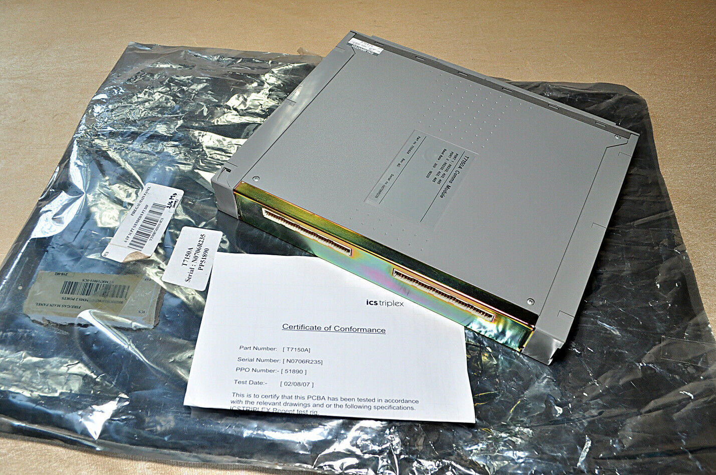 Rockwell Ics Triplex T7150A Communication Module 700424 - Image 2