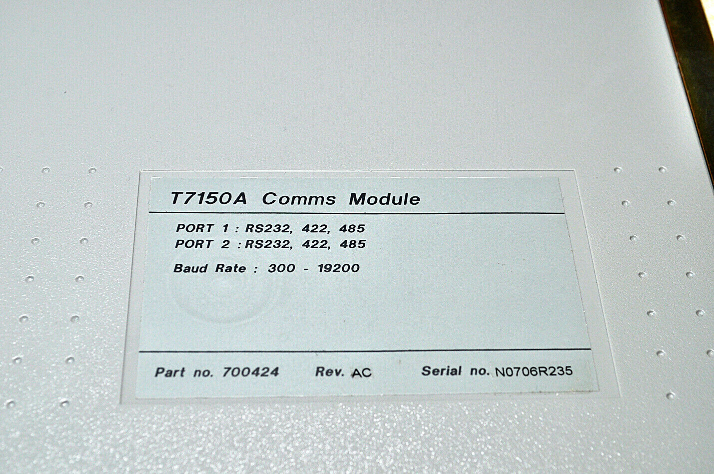 Rockwell Ics Triplex T7150A Communication Module 700424 - Image 5