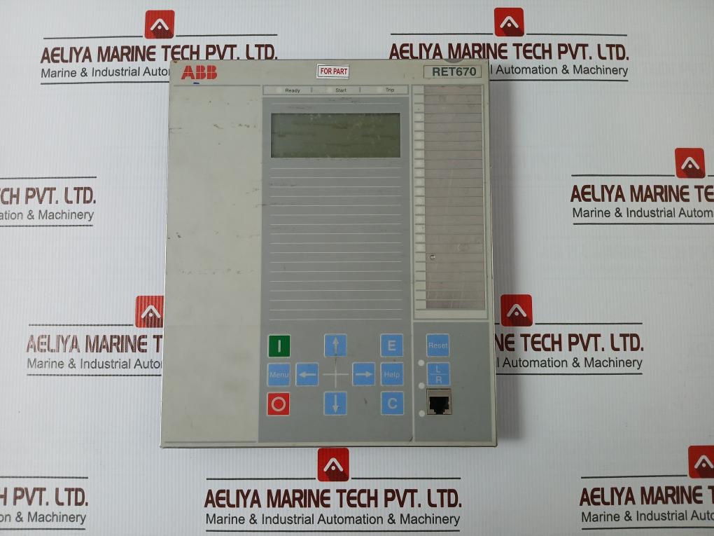Abb Ret670 Transformer Protection Relay Hmi