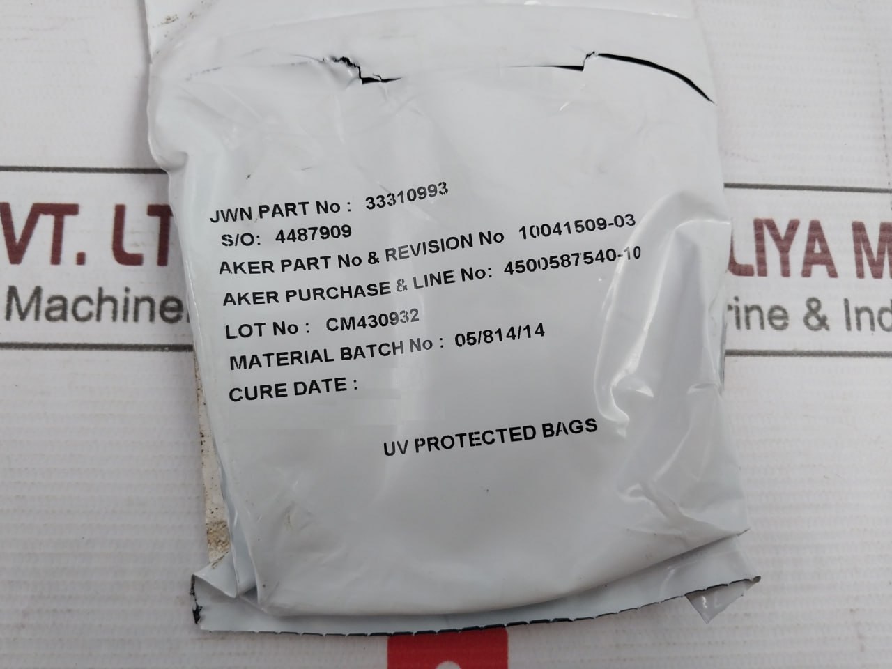 Aker Solutions 10041509 Riser Sealing Seal Hydraulic Line - Image 8