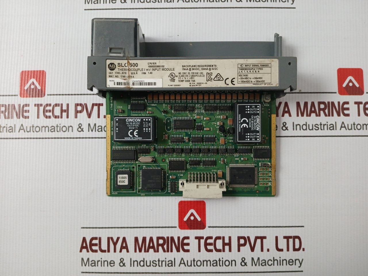 Allen Bradley 1746-Nt8 ThermocoupleMv Input Module 24v