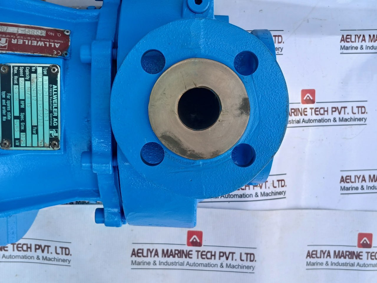 Allweiler Nb32-160 /0151 U3.1d-W3-Me3-38/300 Centrifugal Process Pump 480v - Image 5