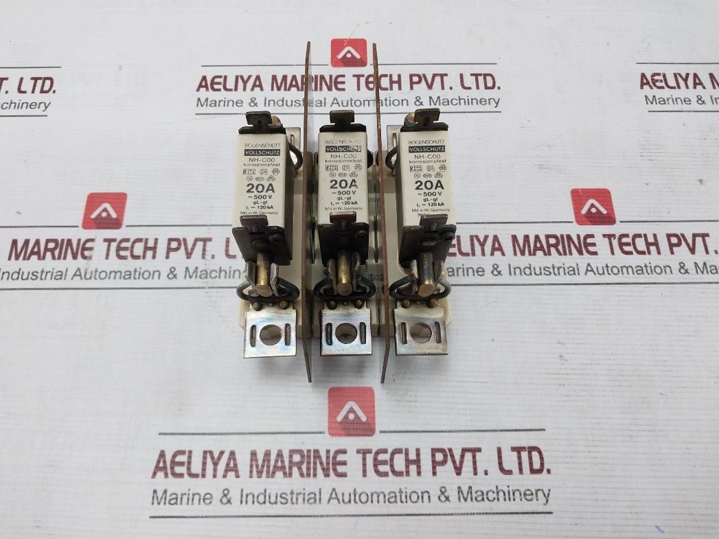 Bogenschutz Nh-C00 Fuse Holder With Fuses