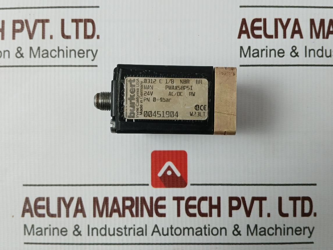 Burkert 0312 C 18 Nbr Br Solenoid Valve