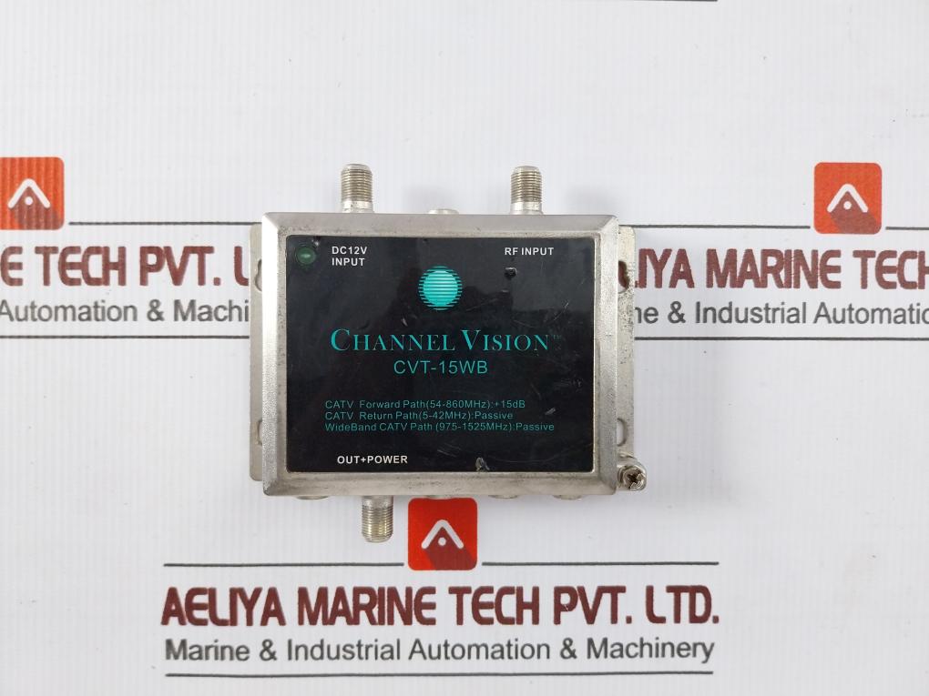 Channel Vision Cvt-15wb Multimedia Cable Amplifier Dc12v Input