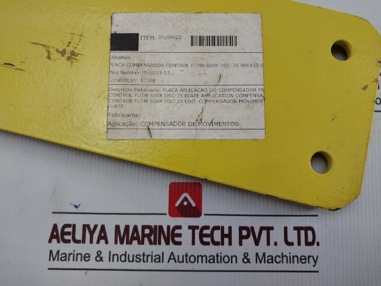 Control Flow 966103-03 Compensator Plate - Image 7