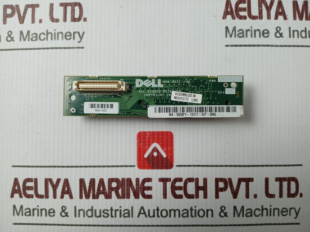 Dell Mx-0535fy-12417-34t-006l Poweredge CdFloppy Drive Interposer Board 94v
