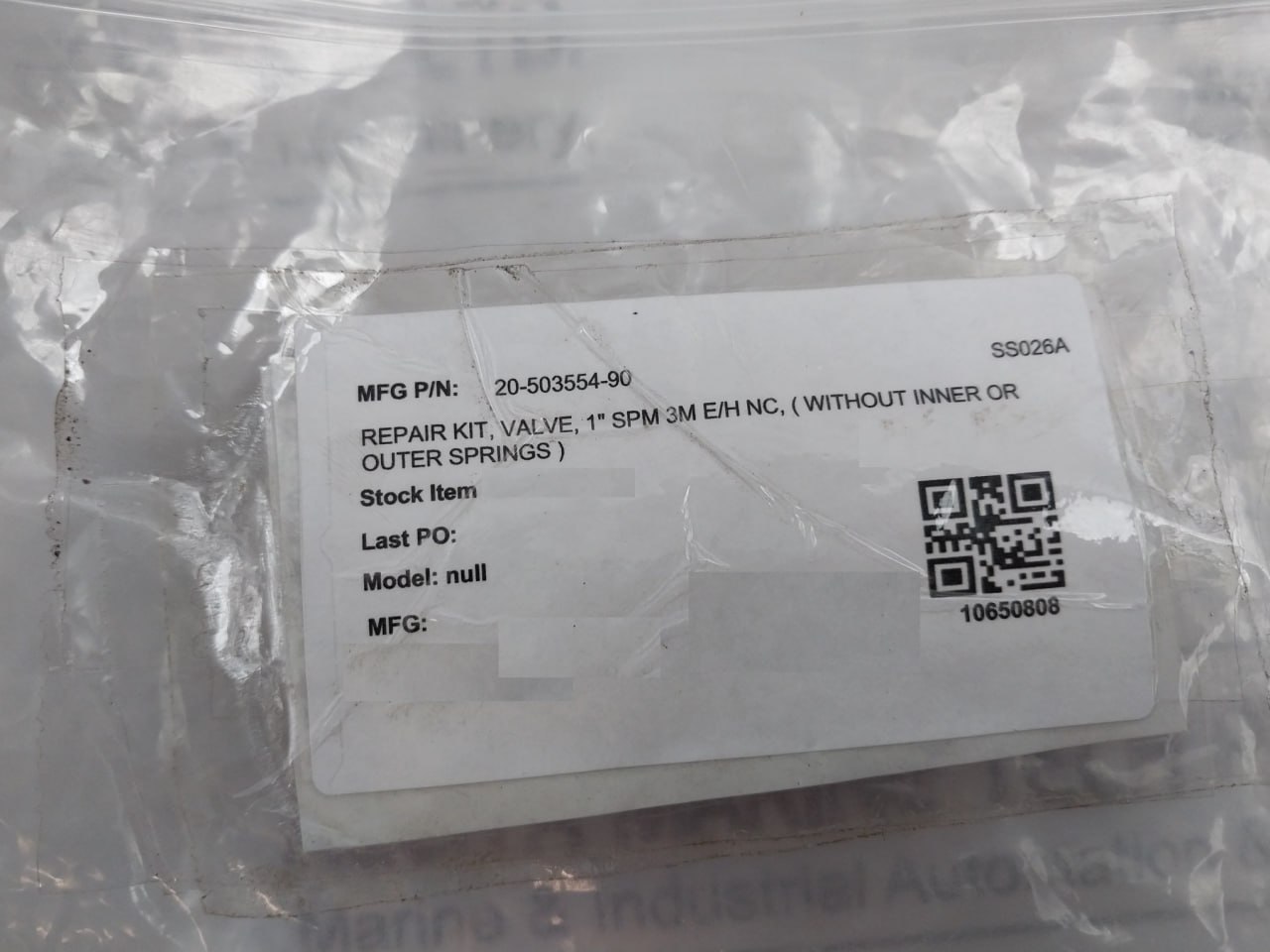 Ge Oil & Gas 20-503554-90 Valve Repair Kit - Image 7