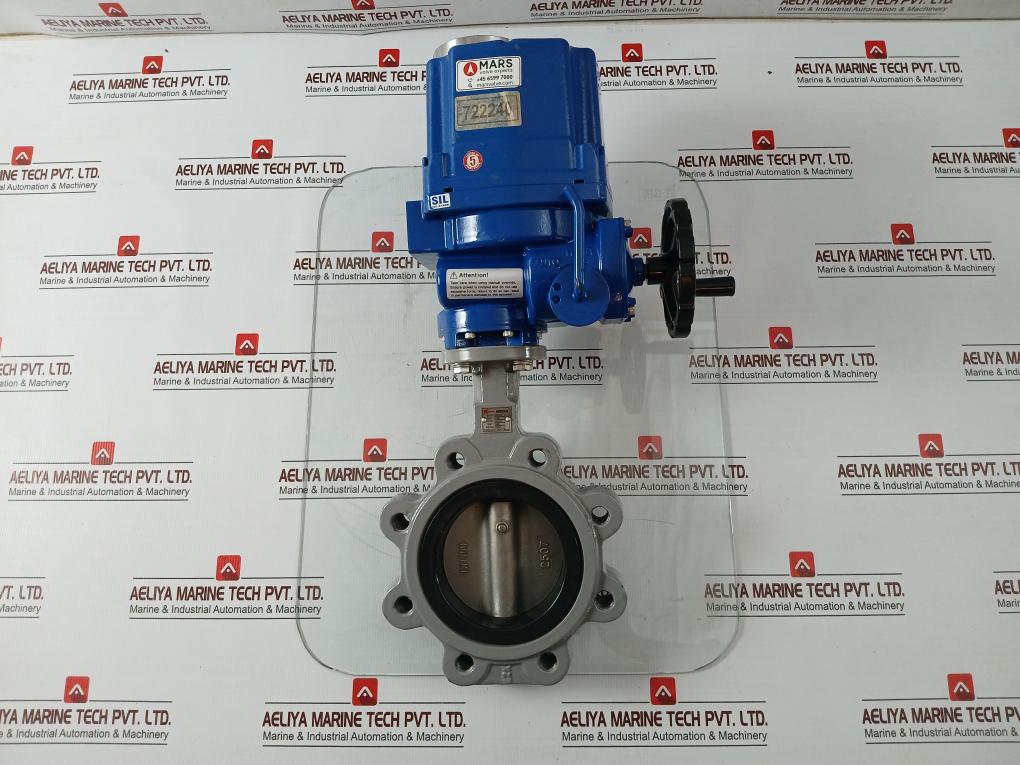 Hkc Hq-0083500100 Electric Part Turn Actuator Flanged W Butterfly Valve 400v