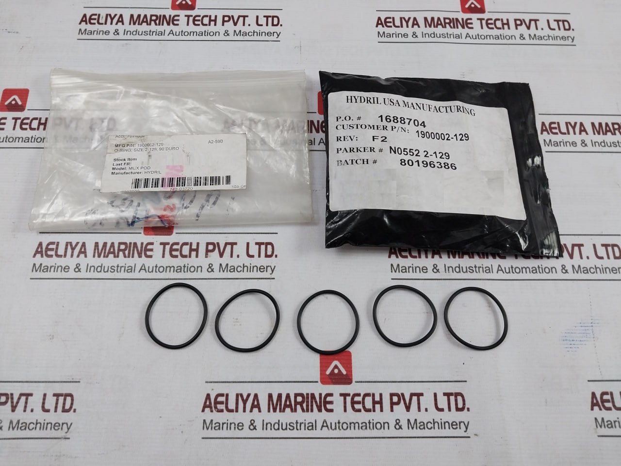 Hydril 1900002-129 O-Ring Size 2-129 90 Duro - Image 5