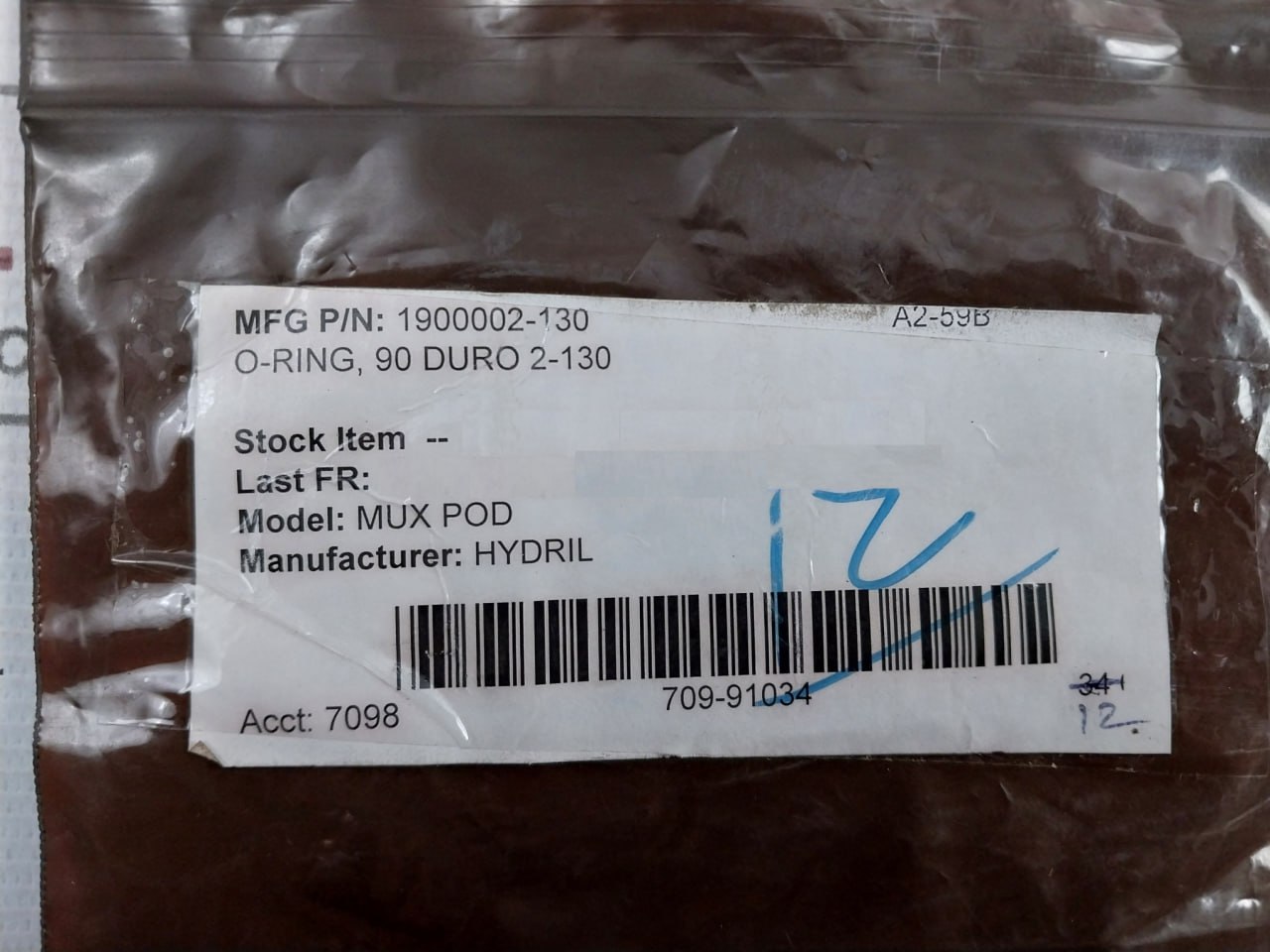 Hydril 1900002-130 O-Ring 90 Duro - Image 6