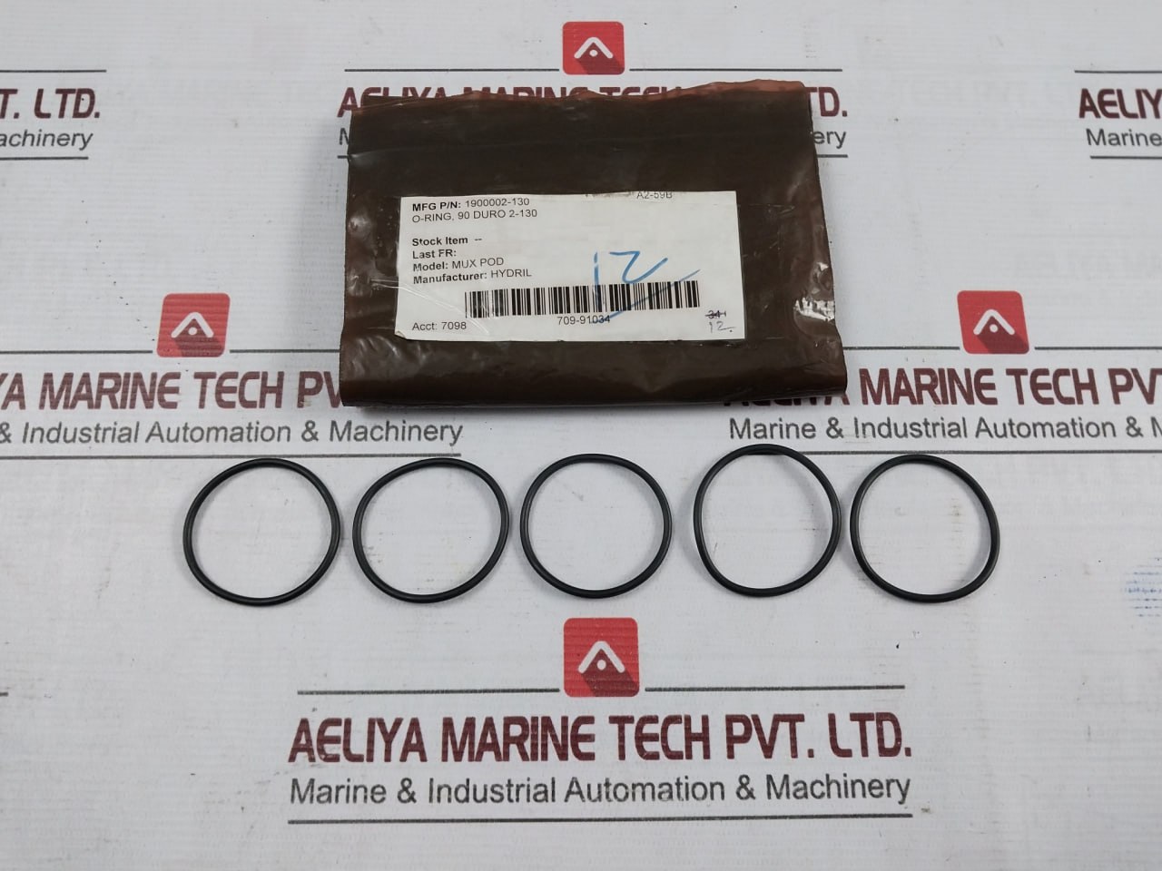 Hydril 1900002-130 O-Ring 90 Duro - Image 5