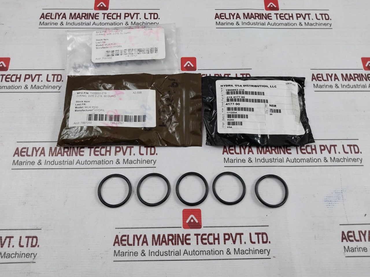 Hydril 1900002-219 O-Ring Size 2-219 90 Duro - Image 5