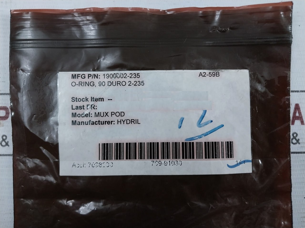 Hydril 1900002-235 O-Ring 90 Duro - Image 6