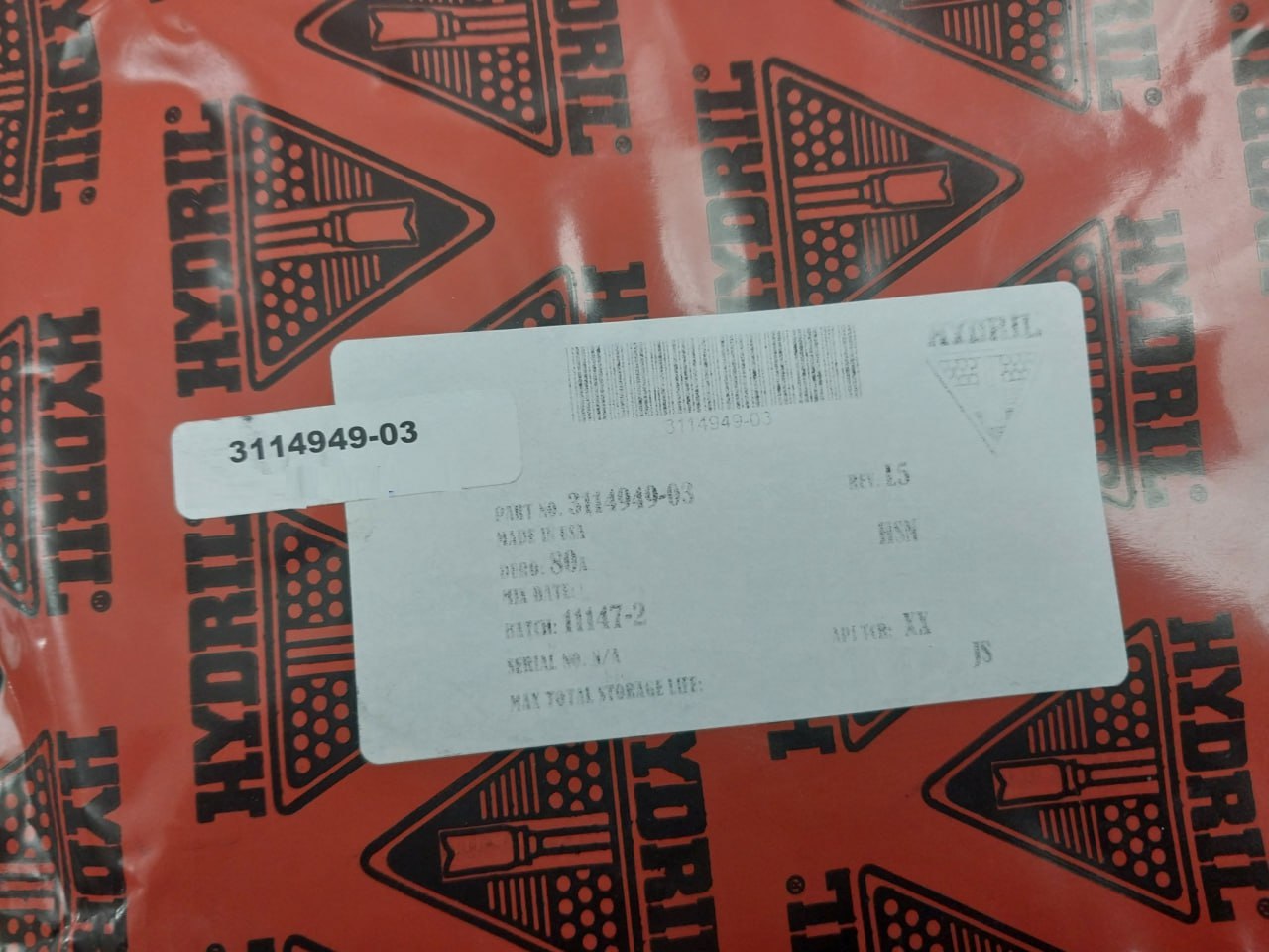 Hydril 3146456 Seal Kit Bonnet 18-10, 14 Mpl O-Ring - Image 10