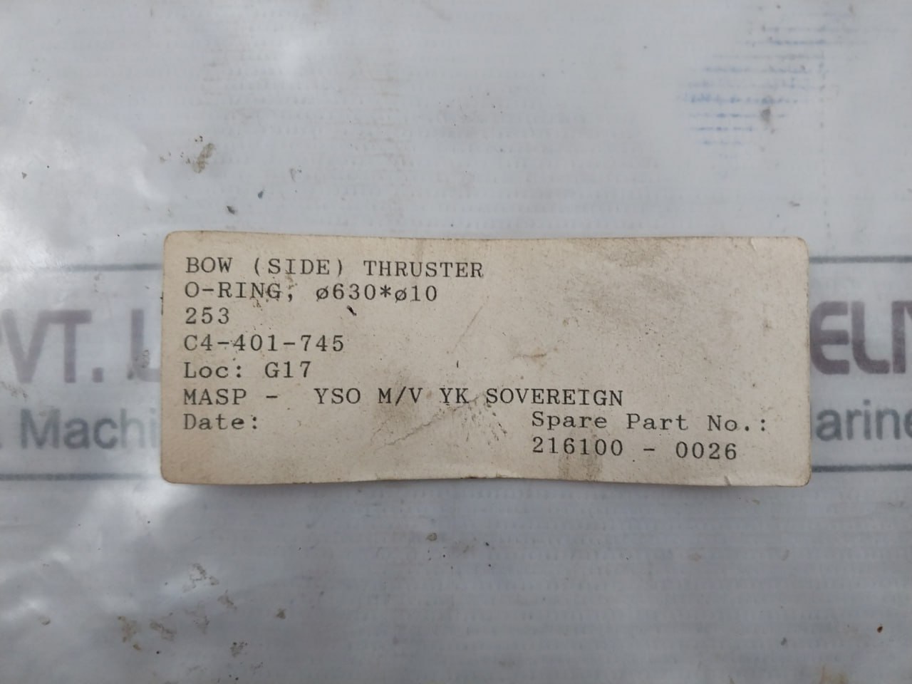 Kawasaki 32 O-Ring For Bow Thruster - Image 5