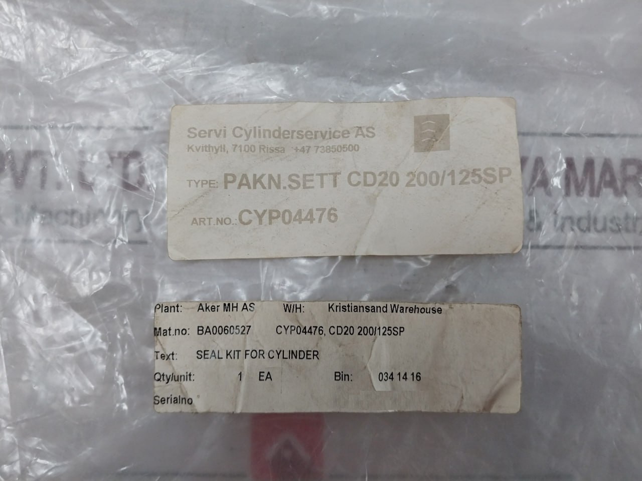 Kawasaki 49-1 Seal Set For Shaft Sealing - Image 6