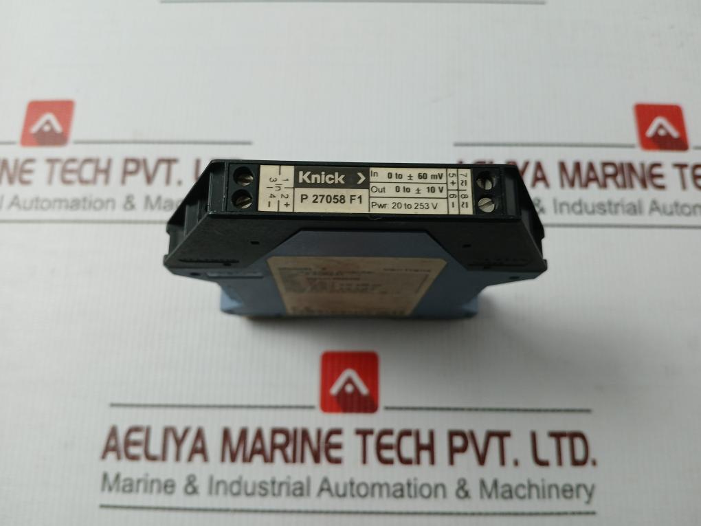 Knick P 27058 F1 Dc-Isolation Amplifier 253 V