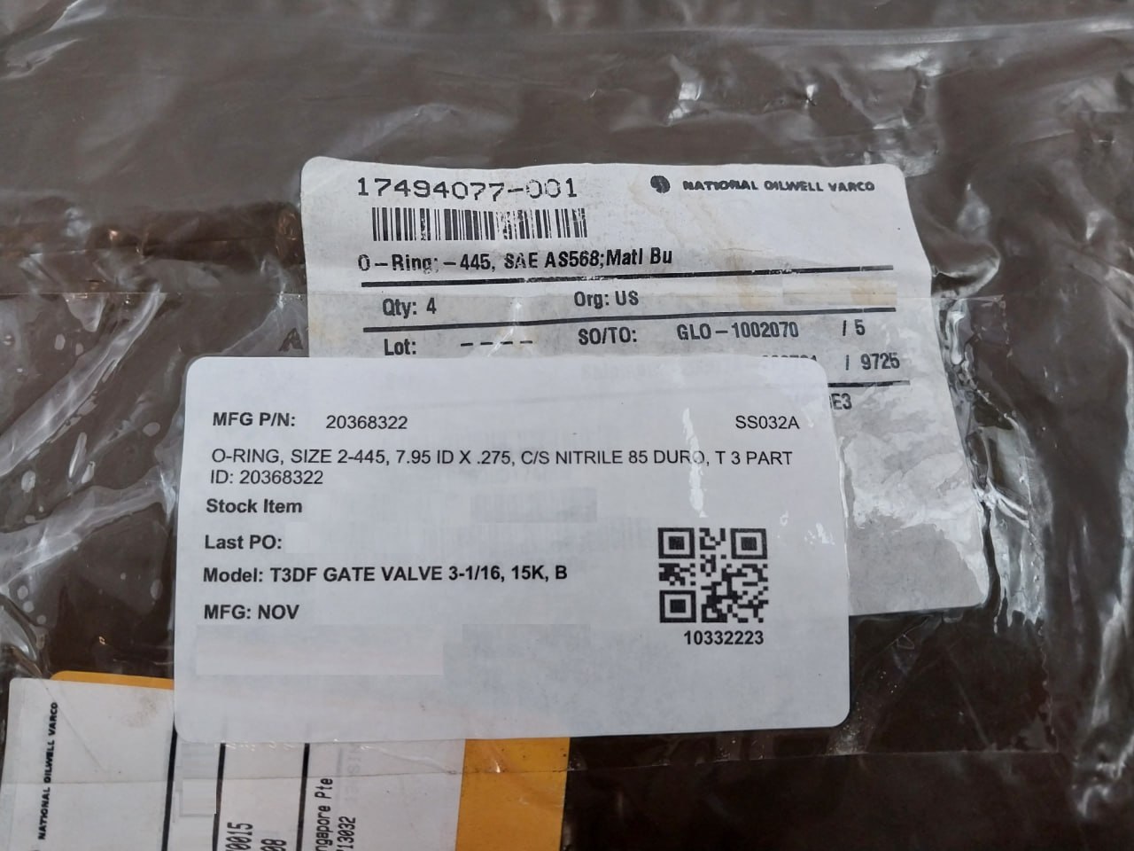 Nov 20368322 O-Ring T3df Gate Valve - Image 6