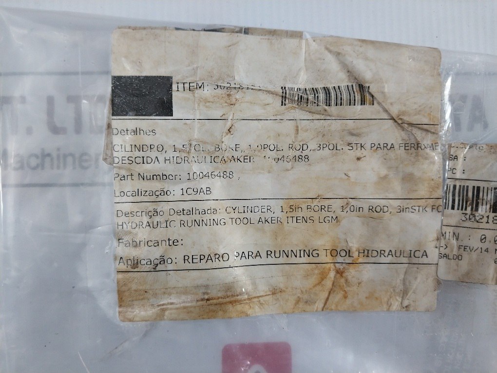 Parker 01.50 Cc2hlts24ac 3.000 Hydraulic Cylinder 3000 Psi - Image 5