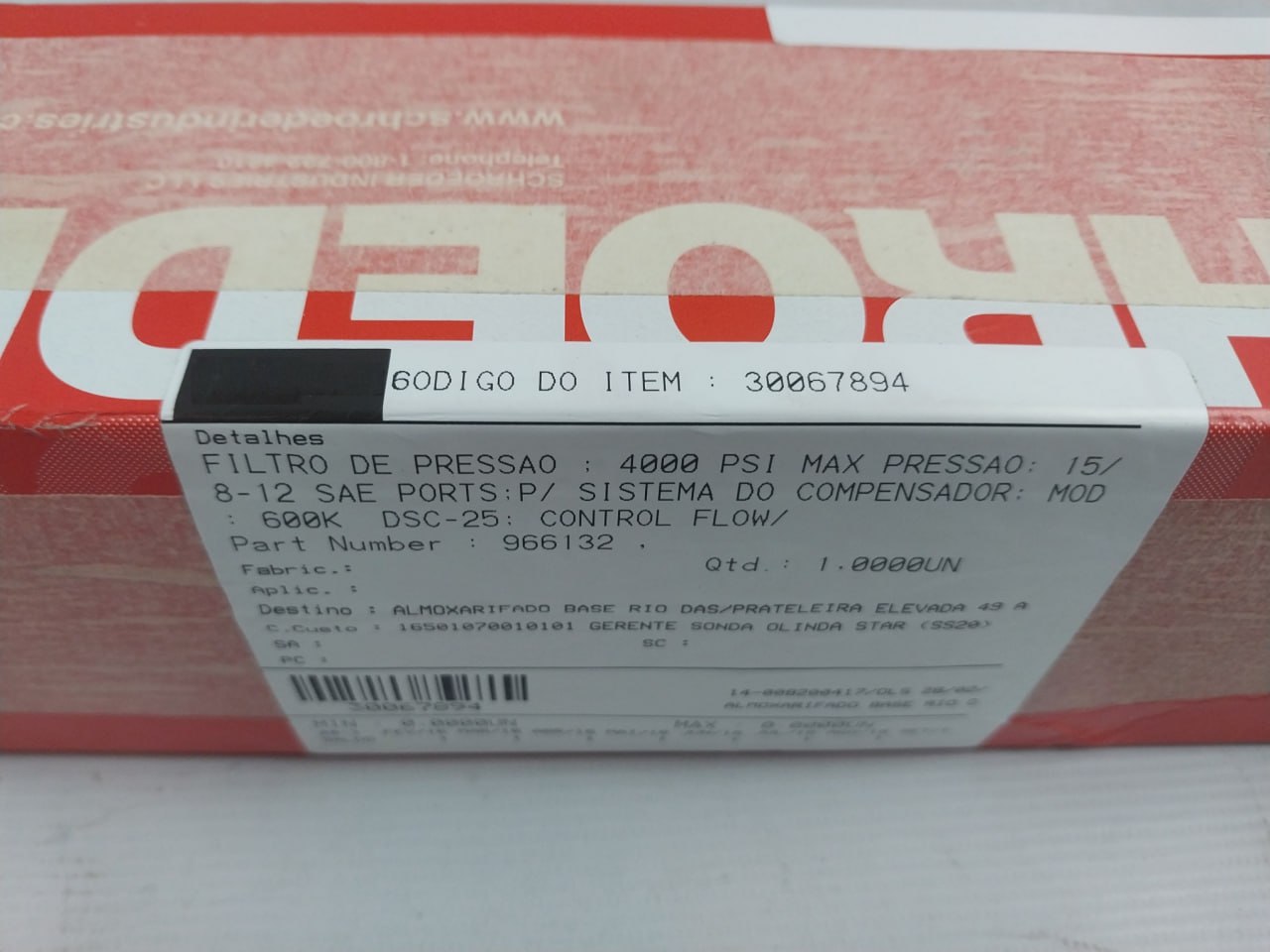 Schroeder Cc10/9c10 Hydraulic Filter Element 4000 Psi - Image 6