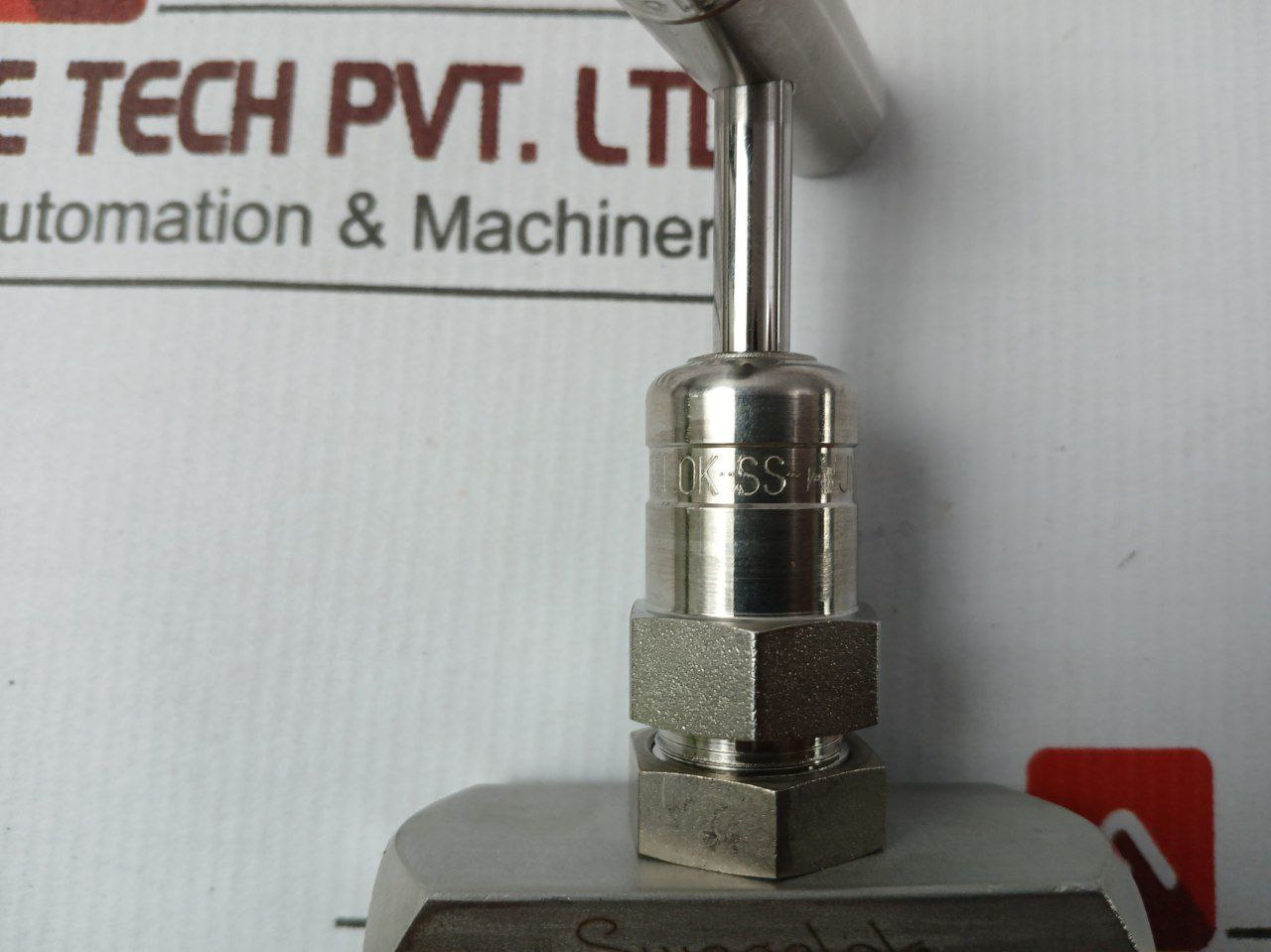 Swagelok Ss-5pdms8 Stainless Steel Rising Plug Screwed-Bonnet Needle Valve - Image 10