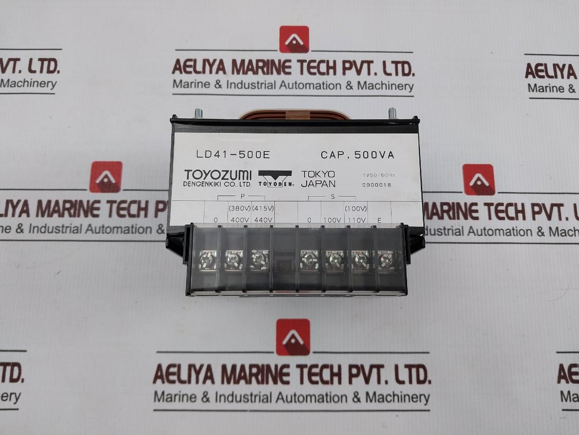 Toyozumi Ld41-500e Single-Phase Isolation Transformer 500v