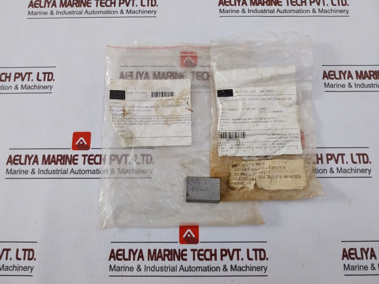 Tsc 21406-Dd-112009 Spacer For Block Racking Arm