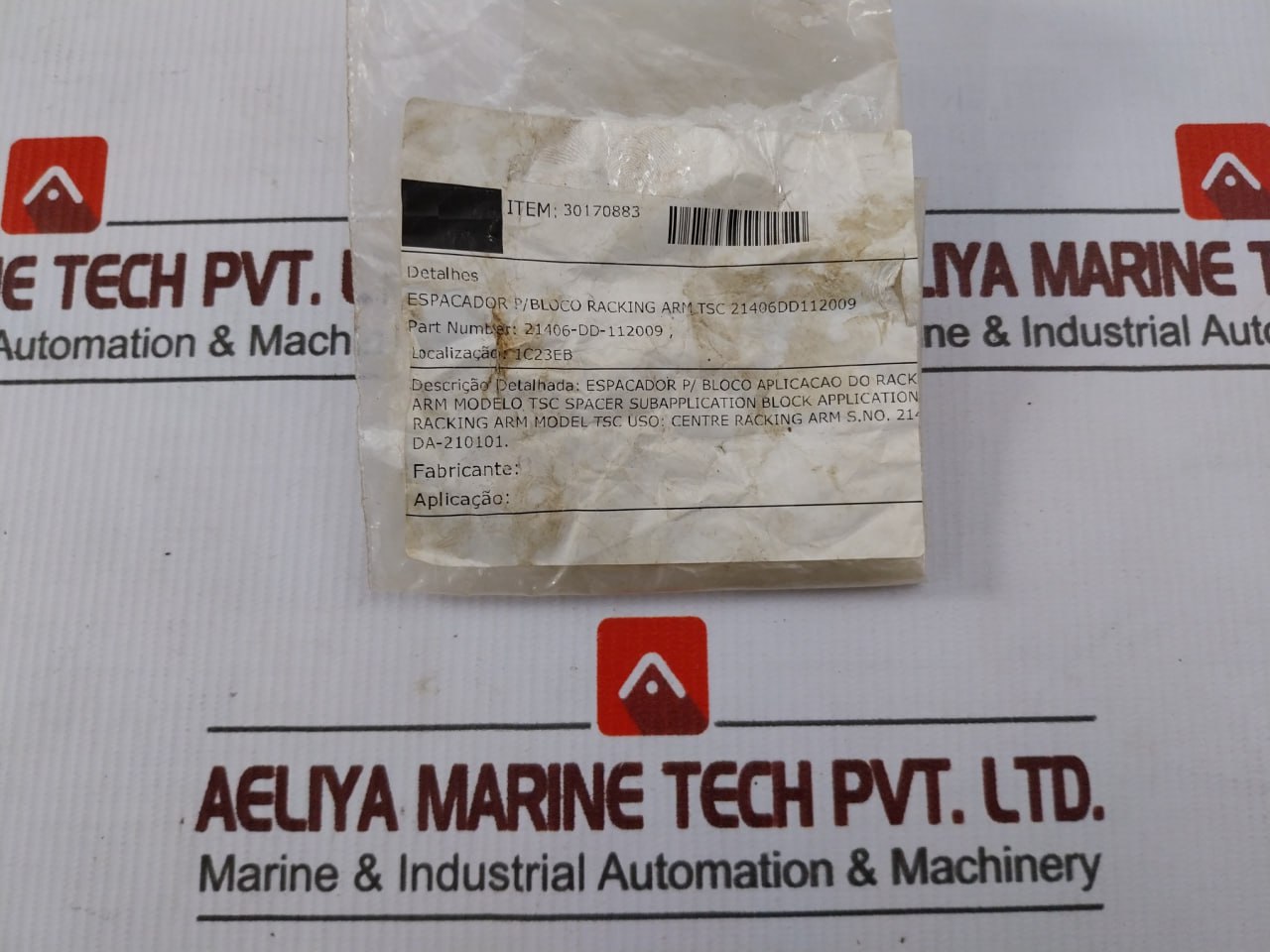 Tsc 21406-Dd-112009 Spacer For Block Racking Arm - Image 7