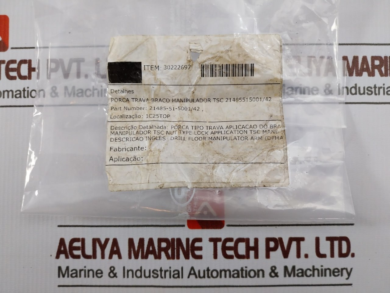 Tsc 21485-51-5001/42 Braco Arm Locking Nut - Image 7