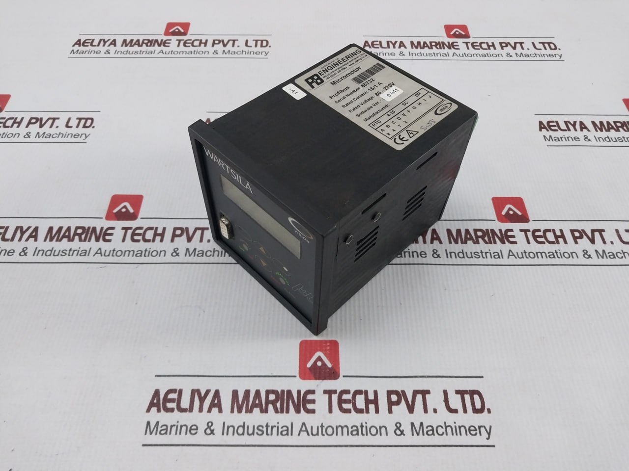 Wartsila 15/1a Amp Micromotor With Protection Relay 270v - Image 3