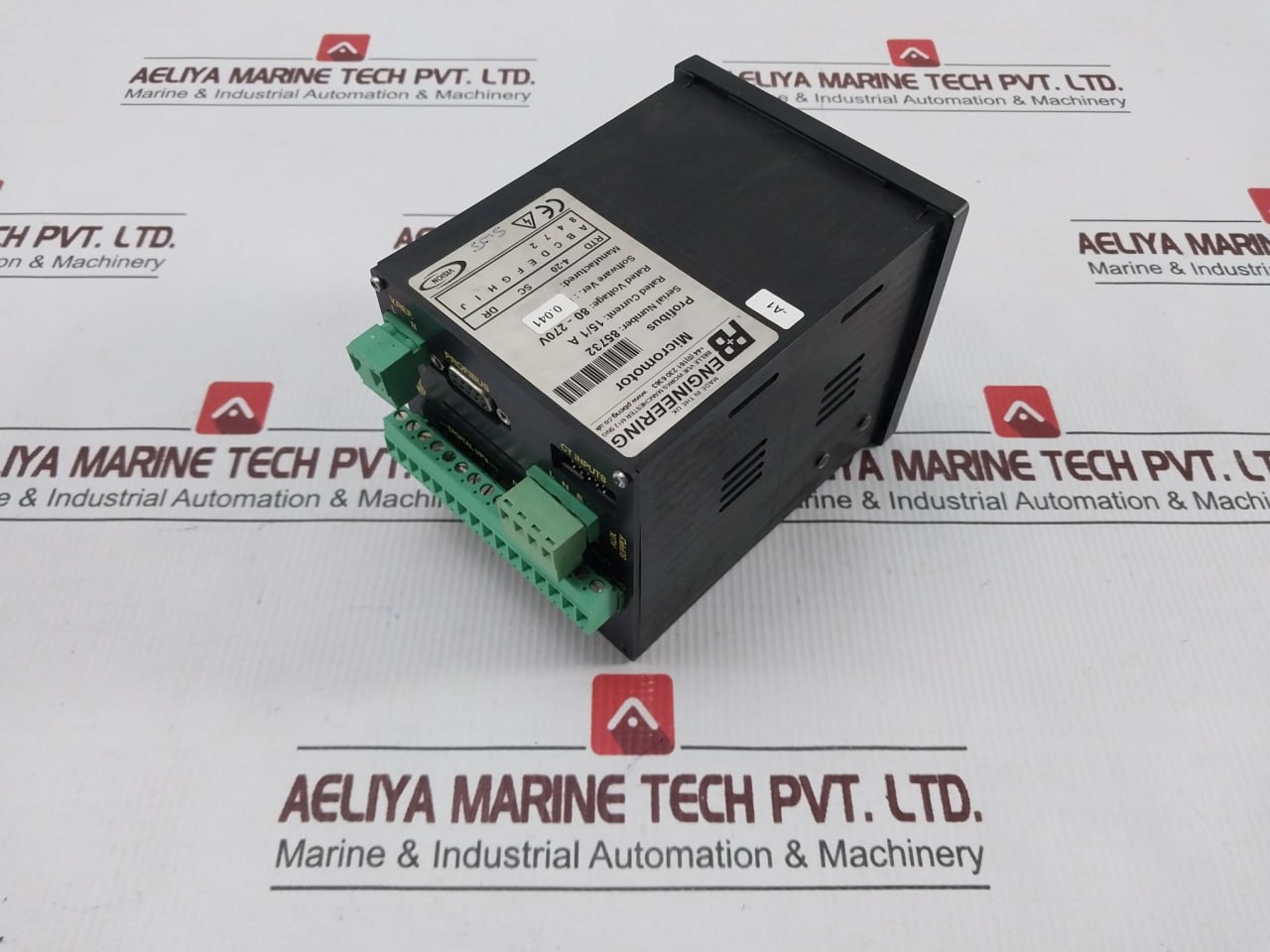 Wartsila 15/1a Amp Micromotor With Protection Relay 270v - Image 5